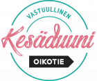 Kuvassa Vastuullinen kesäduuni -kampanjan logo