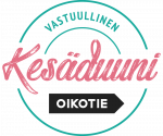 Oikotie.fi-työnhakupalvelun Vastuullinen kesäduuni-kampanjan logo